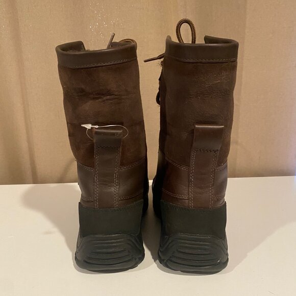 UGG Women's Lace-Up‎ Brown Boots Size 6 Waterproof Vibram Sole Winter Snow - Picture 7 of 11